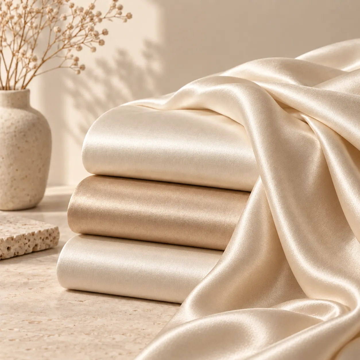 پارچه ابریشم طبیعی درجه یک